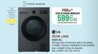 Extra LG Sèche-linge rh8n14sl offre