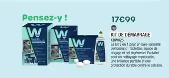 Extra Kit de démarrage kdw025 offre
