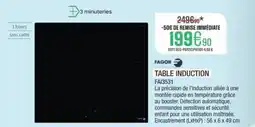 Extra FAGOR Table induction fai3531 offre