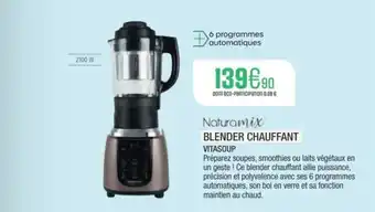 Extra NATURAMIX Blender chauffant vitasoup offre