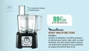 Extra MOULINEX Robot multifonctions offre