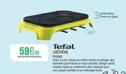 Extra TEFAL Crêpière offre