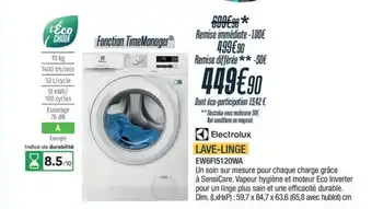 Proxi Confort ELECTROLUX Lave-linge ew6f15120wa offre