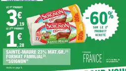 E.Leclerc Express Soignon - sainte-maure 23% mat.gr.(1) offre