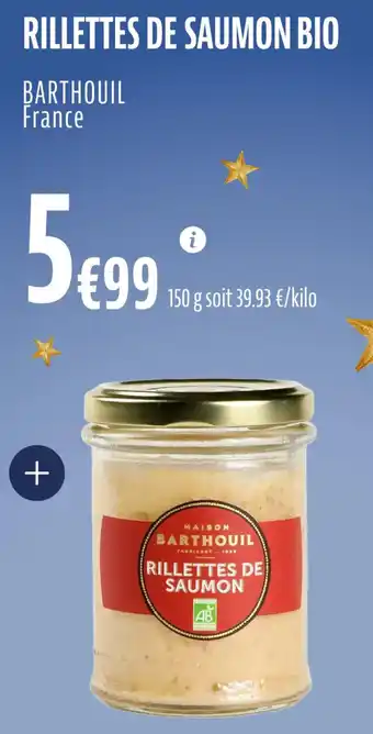 La Vie Claire Rillettes de saumon bio offre