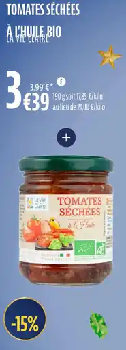 La Vie Claire Tomates séchées à l'huile bio offre