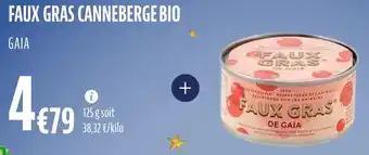 La Vie Claire Faux gras canneberge bio offre