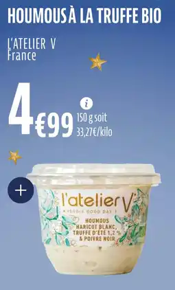 La Vie Claire Houmous à la truffe bio offre