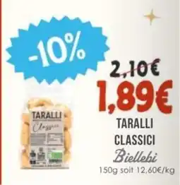 Naturalia BIELLEBI Taralli classici offre