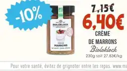 Naturalia BIOLOKLOCK Crème de marrons offre