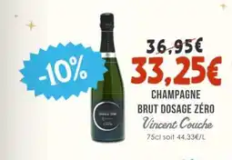 Naturalia VINCENT COUCHE Champagne brut dosage zéro offre