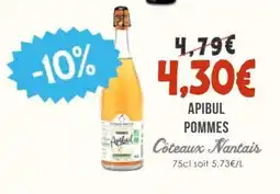 Naturalia CÔTEAUX NANTAIS Apibul pommes offre