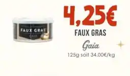 Naturalia GAIA Faux gras offre
