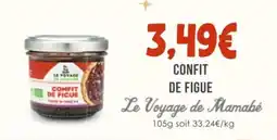 Naturalia LE VOYAGE D MAMABÉ Confit de figue offre