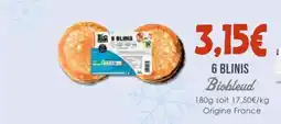 Naturalia BIOBLEUD 6 blinis offre
