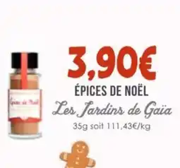 Naturalia LES JARDINS DE GAÏA Épices de noël offre