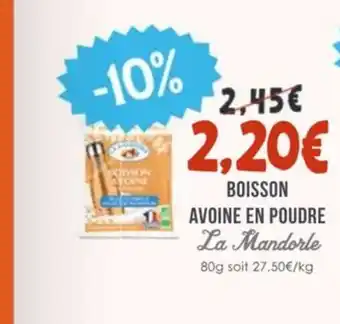 Naturalia LA MANDORLE Boisson avoine en poudre offre