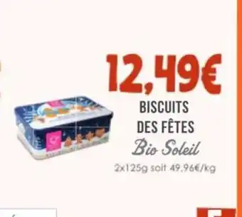 Naturalia BIO SOLEIL Biscuits des fêtes offre