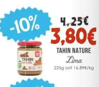 Naturalia LIMA Tahin nature offre