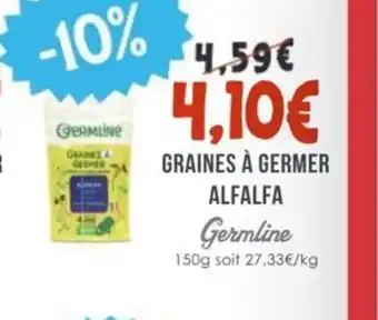 Naturalia GERMLINE Graines à germer alfalfa offre