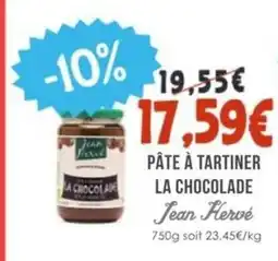 Naturalia JEAN HERVÉ Pâte à tartiner la chocolade offre