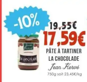 Naturalia JEAN HERVÉ Pâte à tartiner la chocolade offre