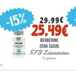 Naturalia SFB LABORATOIRES Berberine zéro sucre offre