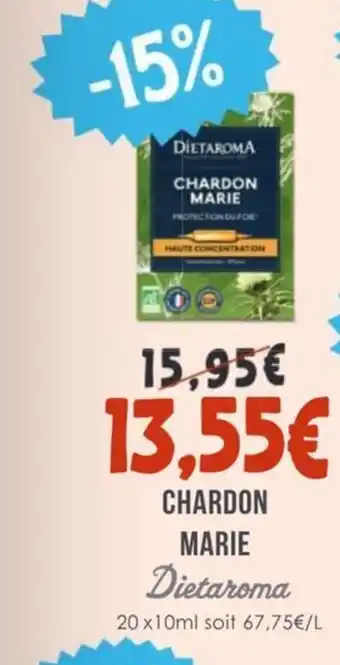 Naturalia DIETAROMA Chardon marie offre