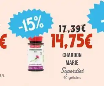 Naturalia SUPERDIET Chardon marie offre