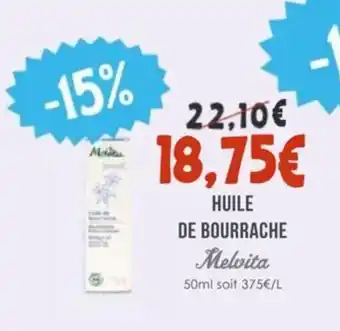 Naturalia MELVITA Huile de bourrache offre