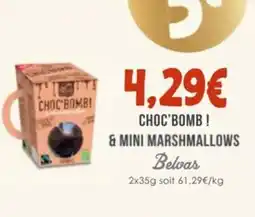 Naturalia BELVAS Choc'bomb! & mini marshmallows offre