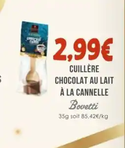 Naturalia BOVETTI Cuillère chocolat au lait à la cannelle offre
