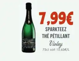 Naturalia VIOLEY Sparkteez thé pétillant offre