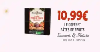 Naturalia SAVEURS & NATURE Le coffret pâtes de fruits offre