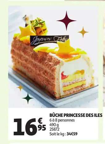 Auchan Bûche princesse des iles offre