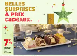 Auchan 4 bûchettes assorties offre