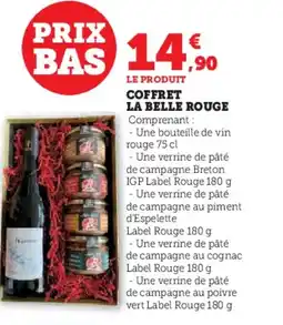 Super U Coffret la belle rouge offre
