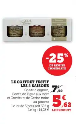 Super U Le coffret festif les 4 saisons offre