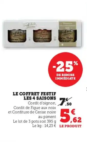Super U Le coffret festif les 4 saisons offre