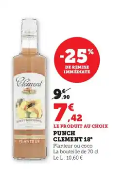 Super U CLEMENT 18° Punch offre