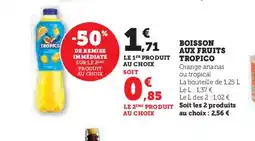 Super U TROPICO Boisson aux fruits offre