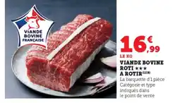 Super U Viande bovine roti a rotir offre