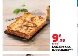 Super U Lasagne a la bolognaise offre