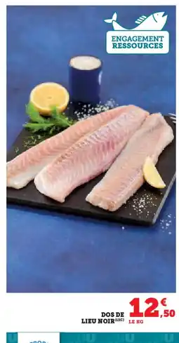 Super U Dos de lieu noir offre