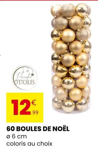 Stokomani 60 boules de noël offre