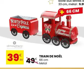 Stokomani ATMOSPHERA Train de noël offre