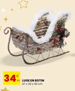 Stokomani Luge en rotin offre