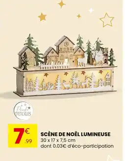 Stokomani Scène de noël lumineuse offre