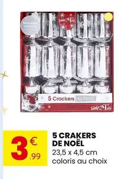 Stokomani 5 crakers de noël offre