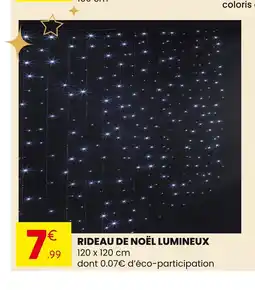 Stokomani Rideau de noël lumineux offre